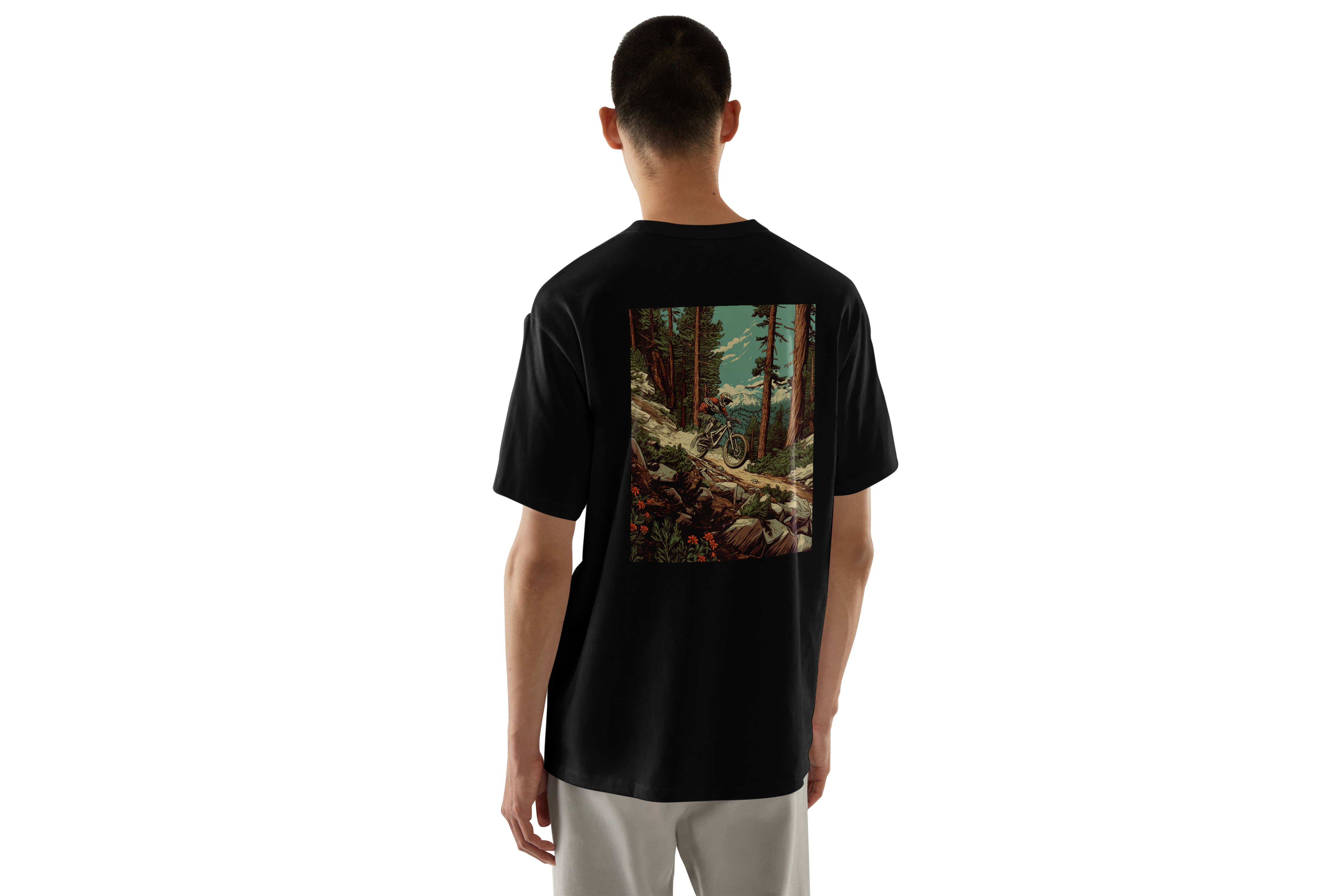 Downhill Rebellion MTB Tee view 4