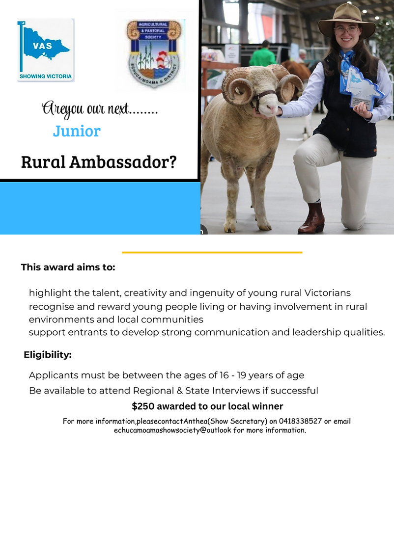 For more information,pleasecontactAnthea(Show Secretary) on 0418338527 or email.png