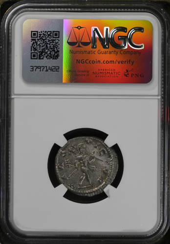 ローマ帝国　エルガバルス帝　218-222年　デナリウス貨　@185 ローマ帝国 エルガバルス帝 218-222年 デナリウス銀貨 NGC AU