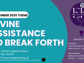 September 2025 Theme: Divine Assistance To Break Forth