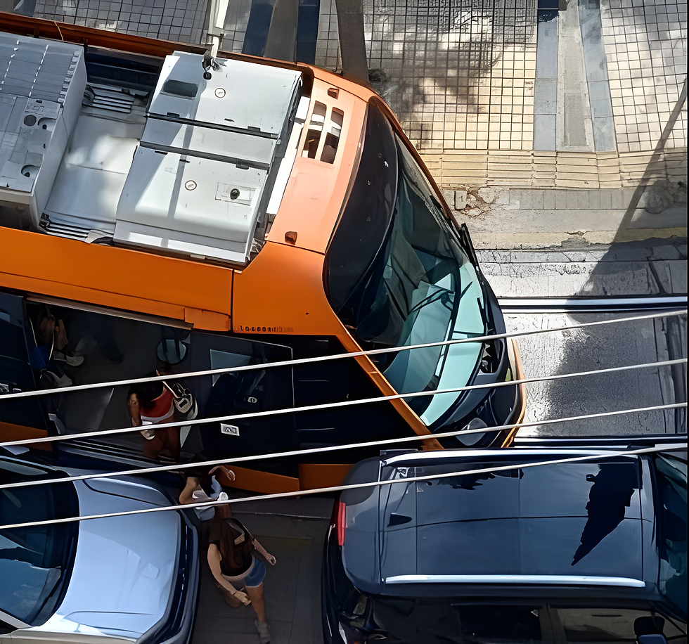 Όχημα καλεσμένων σε βάπτιση μπλόκαραν το Τραμ στο Παλαιό Φάληρο