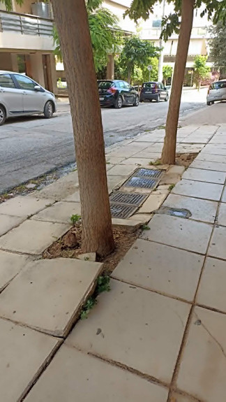 Περπατώντας στη Νέα Σμύρνη: όταν τα πεζοδρόμια γίνονται εμπόδιο