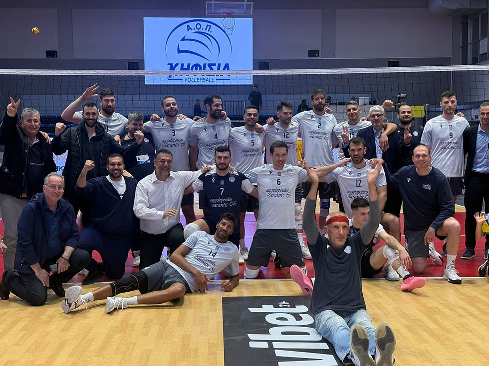 Βόλεϊ Ανδρών: «Χρυσό» διπλό παραμονής για τον ΑΟ Φλοίσβο Παλαιού Φαλήρου στην Κηφισιά