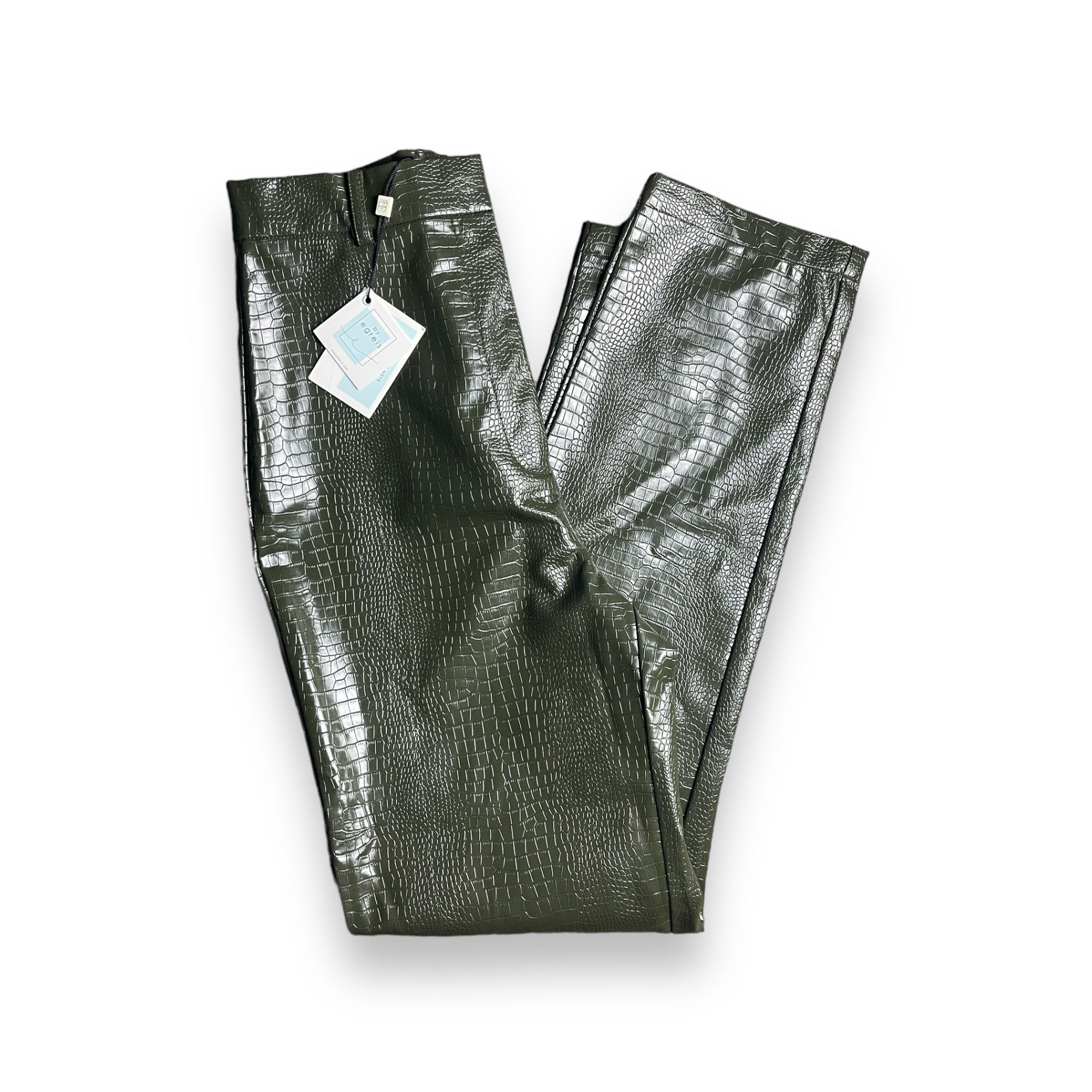 By Egreis Haley Faux Crocodile Pants