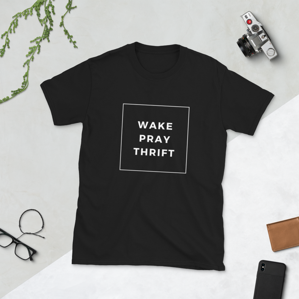 Wake Pray Thrift Box T-Shirt