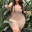 Thumbnail: Fashion Nova Ruched Midi Dress