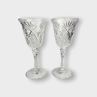 Waterford Crystal Wine Goblets (2)