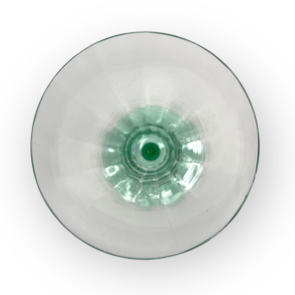 Thumbnail: Tiffin Green Stem Wine Glasses