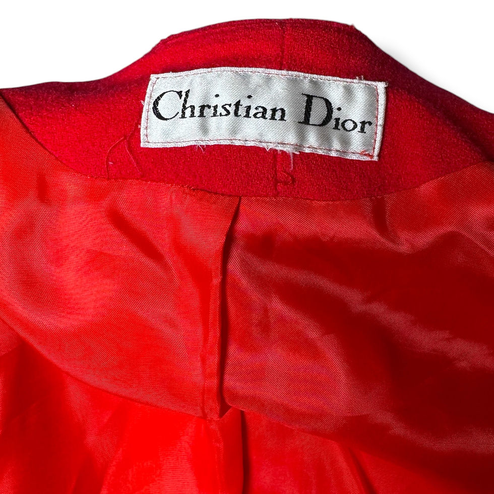 Thumbnail: Vintage Christian Dior Wool Blazer
