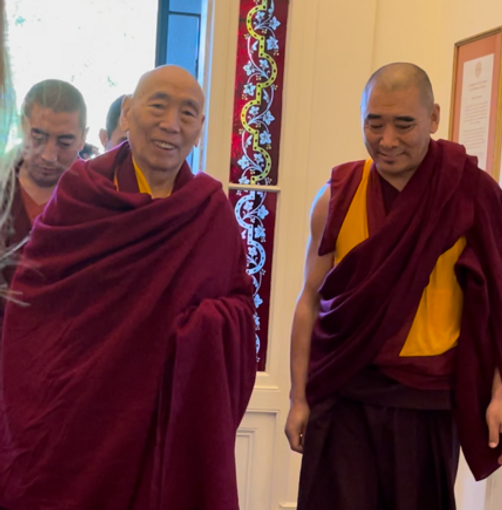 Geshe Doga Arriving Home .webp