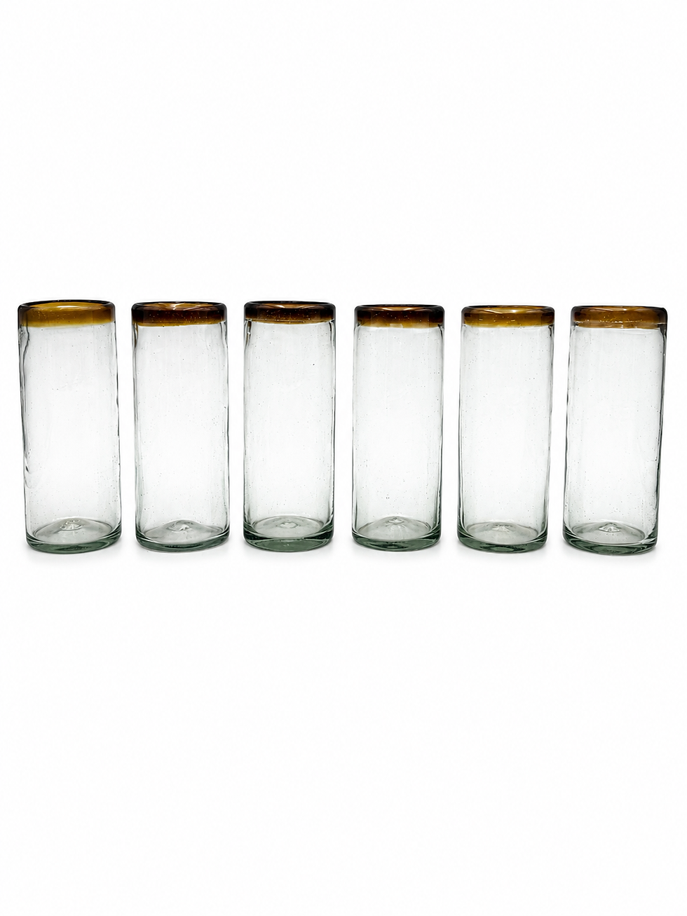 Thumbnail: Posta or Filo Amber Glasses | Set 6