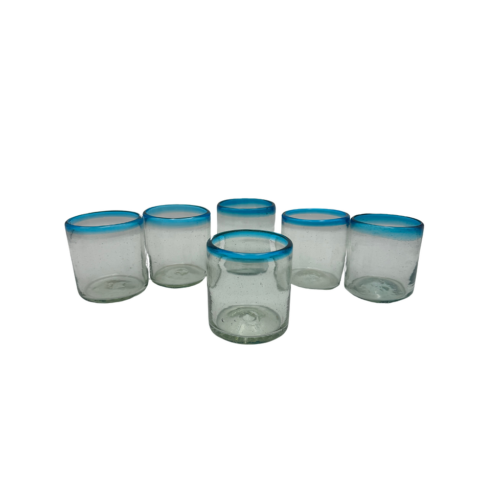 Thumbnail: Posta Aquamarine Glasses 12 oz | Set