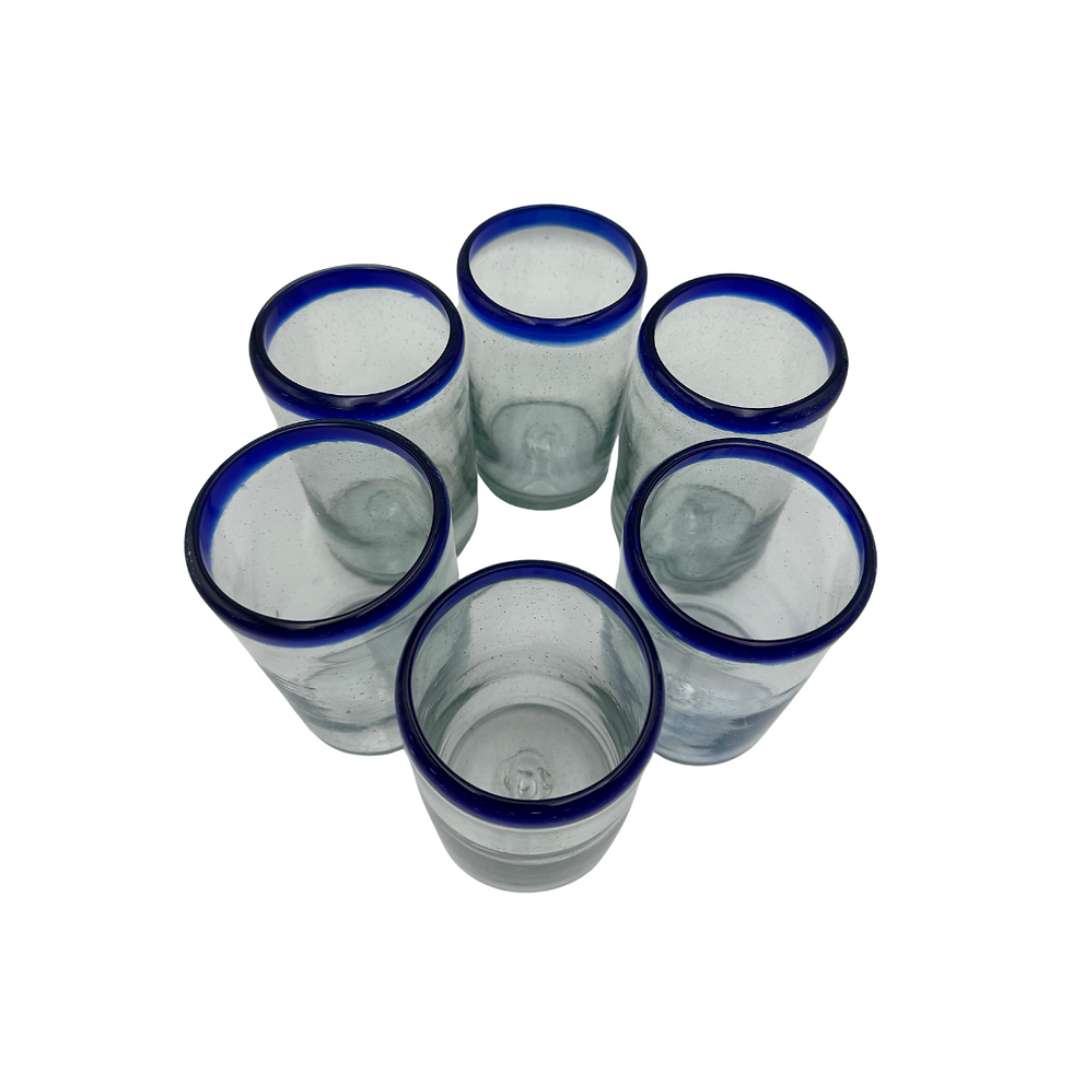 Thumbnail: Posta or Filo Cobalt Blue Glasses | Set 6