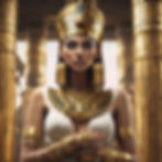 Image of a woman dressed in Ancient Egyptian Adornment