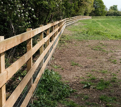 post and rail fence