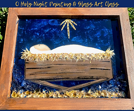 Nativity Painting & Glass Art Class with deb brown of art and grace