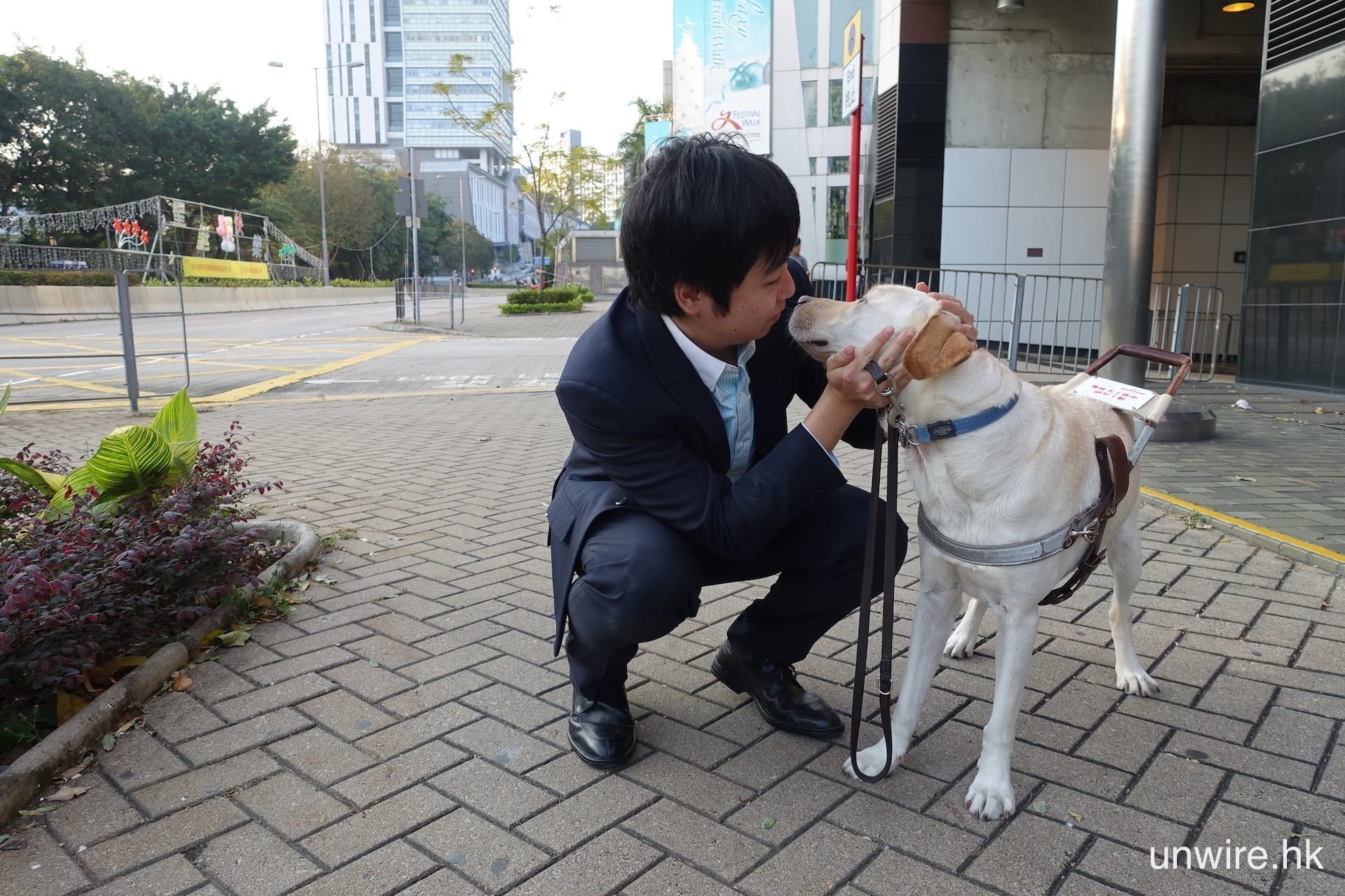 僅餘 3 成視力，靠導盲犬並肩創業！Walter 助高學歷殘疾人士搵工 -- Unwirehk