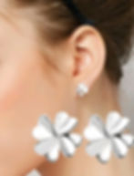 Lucky Clover Stud Earrings