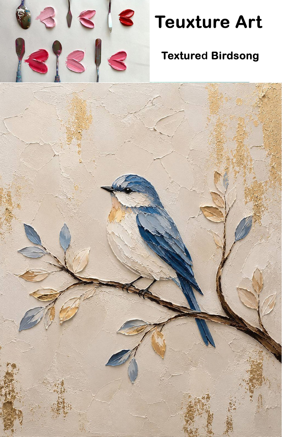 Atelier de Texture Art – Textured Birdsong