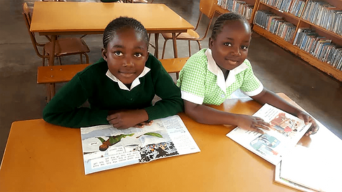 children in the library