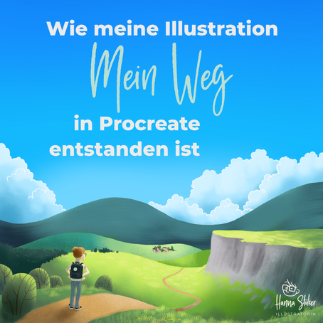Wie meine Illustration "Mein Weg" entstanden ist (Video)