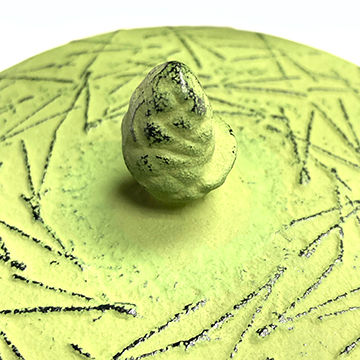 Thumbnail: IWATE PINE NEEDLE CAST IRON TEAPOT