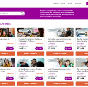 16 cursos rápidos, on-line e gratuitos para aperfeiçoamento de para professores