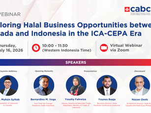 Exploring Halal Business Opportunities between Canada and ASEAN in the Indonesia  Canada CEPA Era 