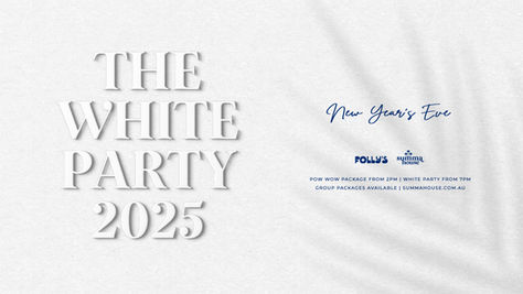 NYE WHITE PARTY: Brisbane’s Biggest Countdown is Back