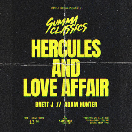 FROM NEW YORK TO THE PALMS: HERCULES & LOVE AFFAIR
