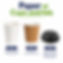 Paper Cups and lids