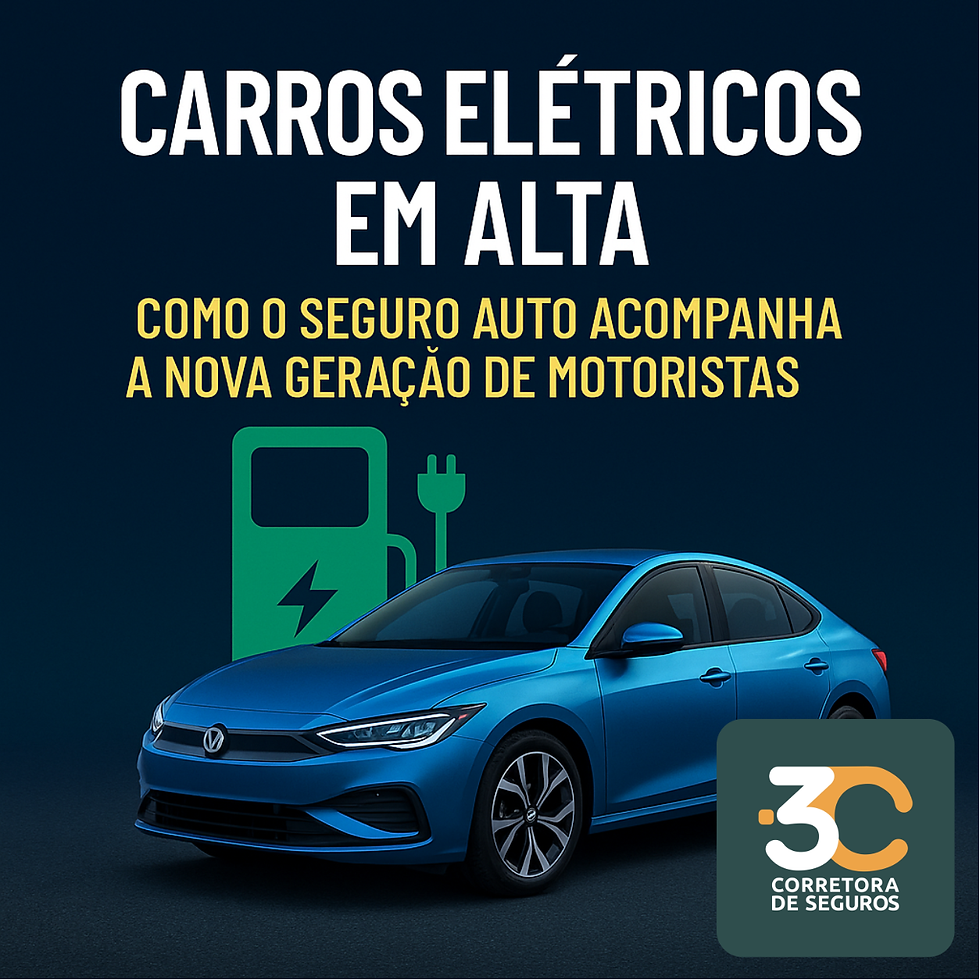 Carros elétricos em alta: como o Seguro Auto acompanha a nova geração de motoristas