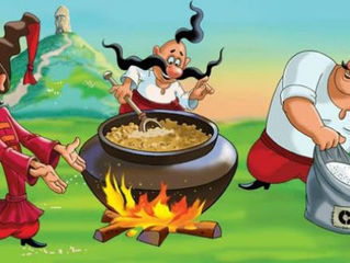 Десять казаков отмечают свой день рождения в январе