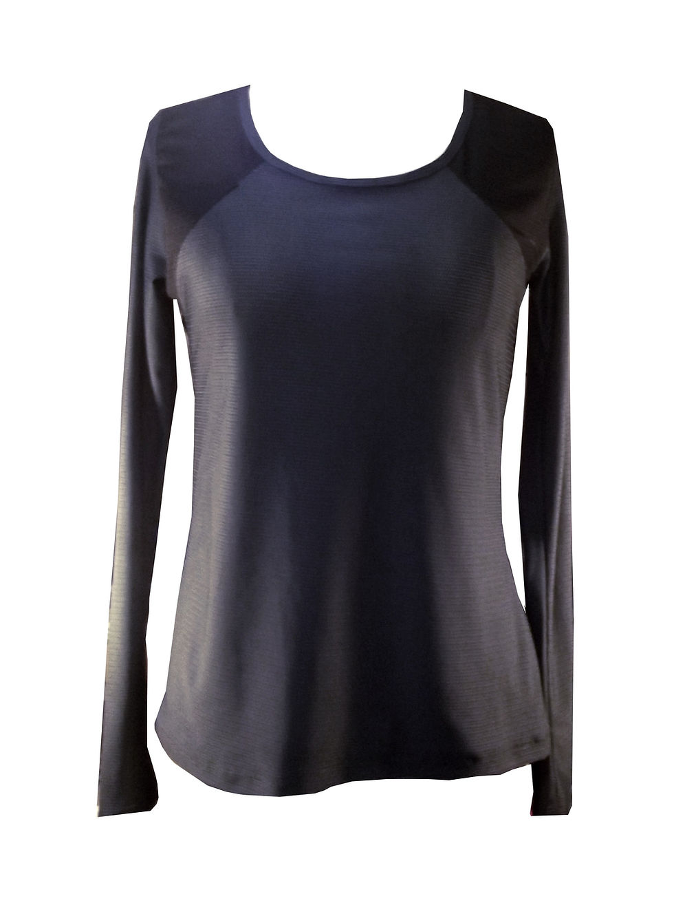 Thumbnail: Long Sleave  Mesh Top Wrap Draping at the back by Rhapso Designs front View