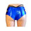 Thumbnail: Rhapso Designs Electric Blue Sparkle Pole Shorts SH26eb back view