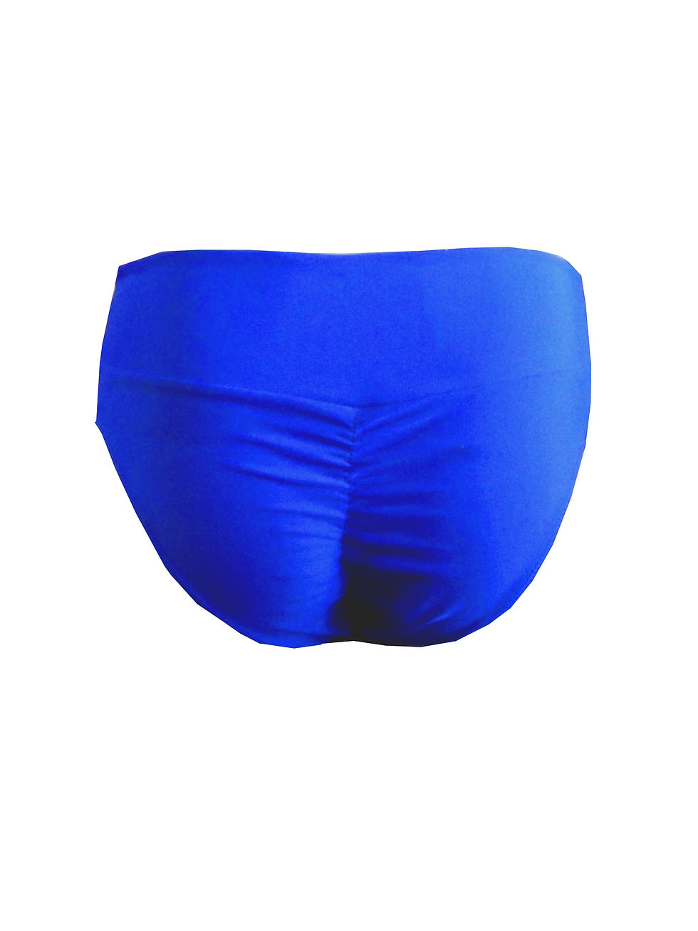 SH5RBS Blue Cutout Cross over"Gem" Bottoms feat scrunchie back (back) by Rhapso Designs