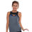 Thumbnail: TK001BG Contrast Mesh Sports Tank by Rhapso Designs (front view)