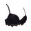Thumbnail: Black Eyelash Lace and Soft Net Bra