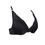 Thumbnail: Rhapso Designs Plunge French Leaf Pattern Lace push up bra side view