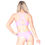 Thumbnail: Rhapso Designs Polewear Lilac Sports Bra -Crop Top back view