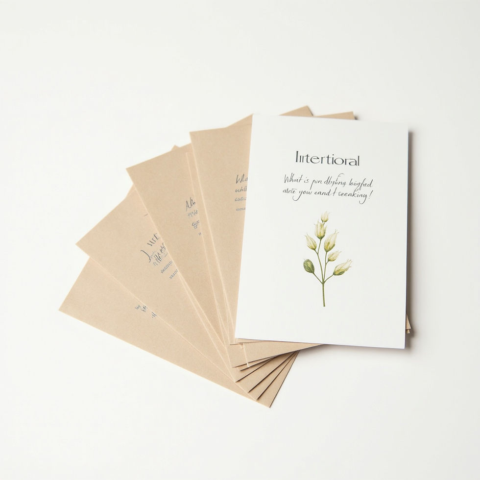 Intentional Seed Cards