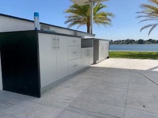 Custom outdoor kitchen