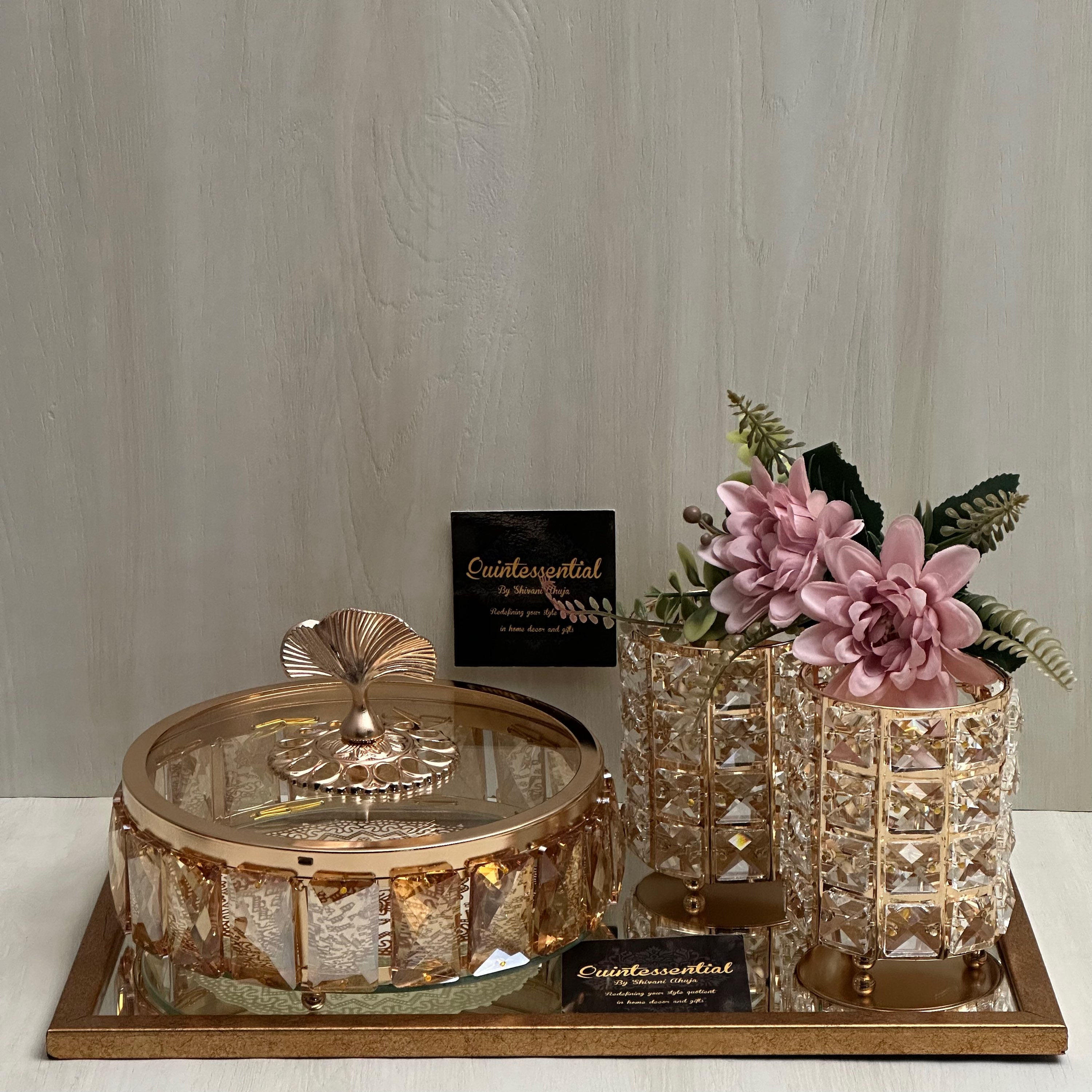 The exclusive crystal decor