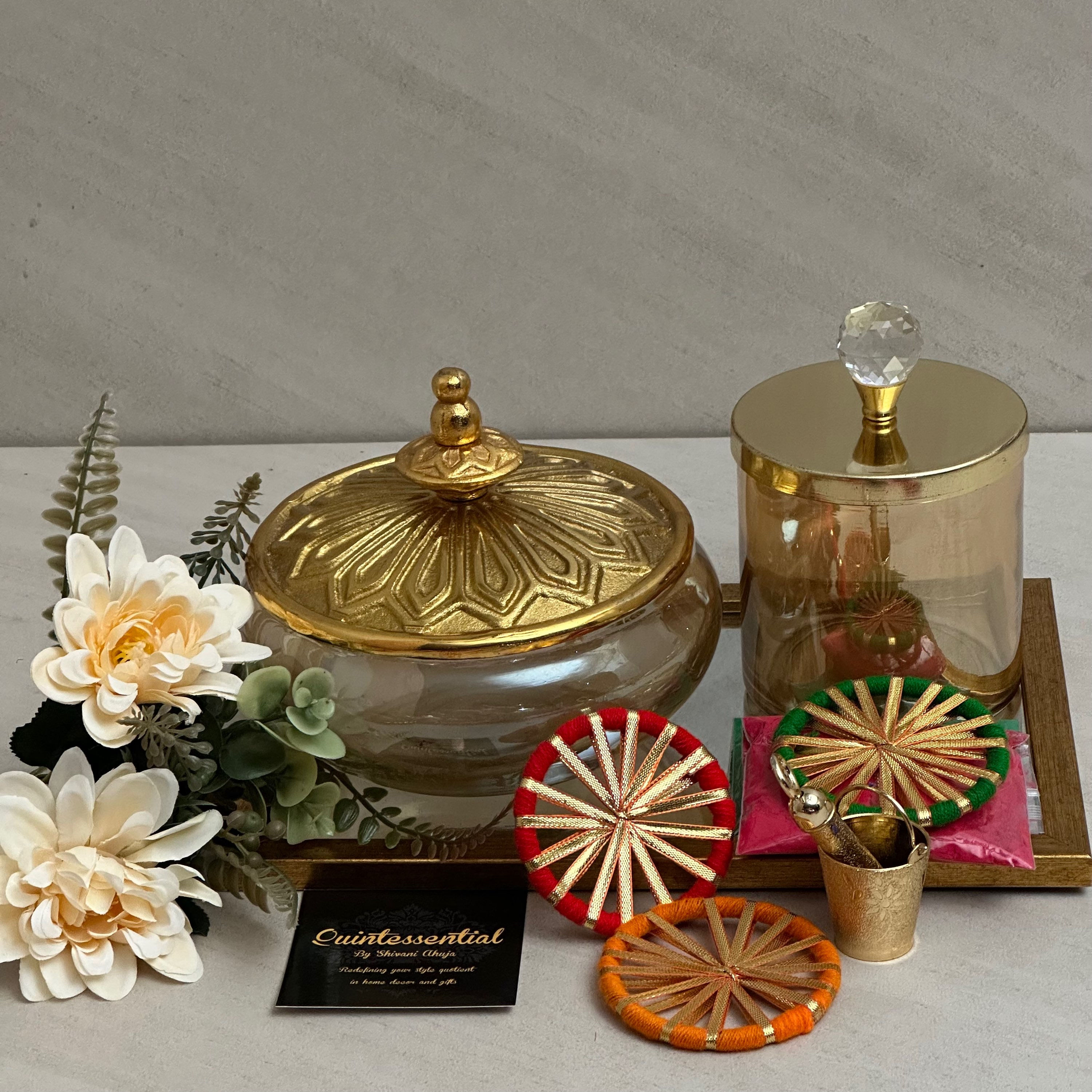 Compact festive platter