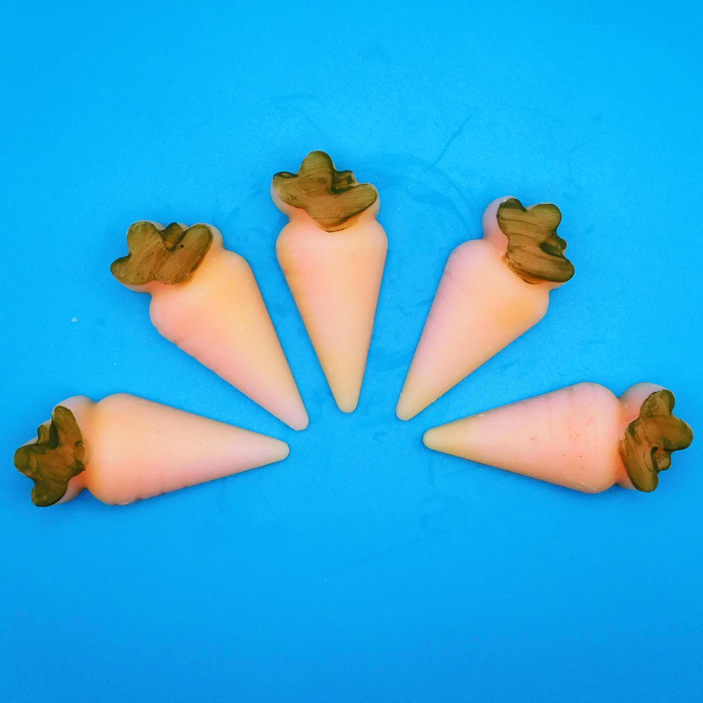 Carrot-Shaped Carrot Cake Wax Melts