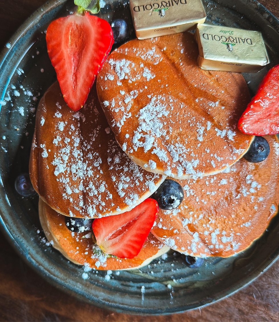 Brunch pancakes Thunder Road Café