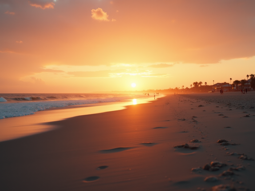 Long Beach offering stunning sunset views