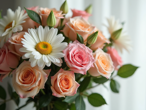 A stunning bridal bouquet showcasing vibrant colors and delicate petals.