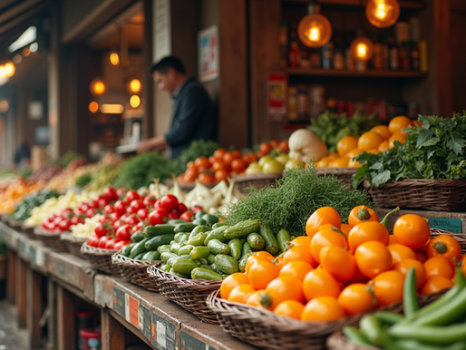Experience authentic culture at a local market.