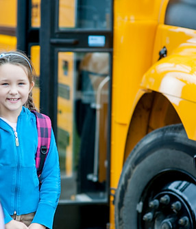 Children Arriving at School
